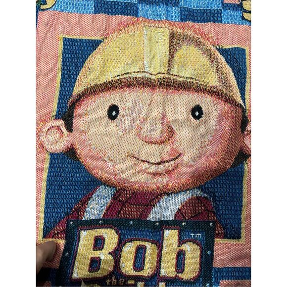 Bob the Builder Y2K Cartoons Afghan Blanket Throw - Picture 4 of 10